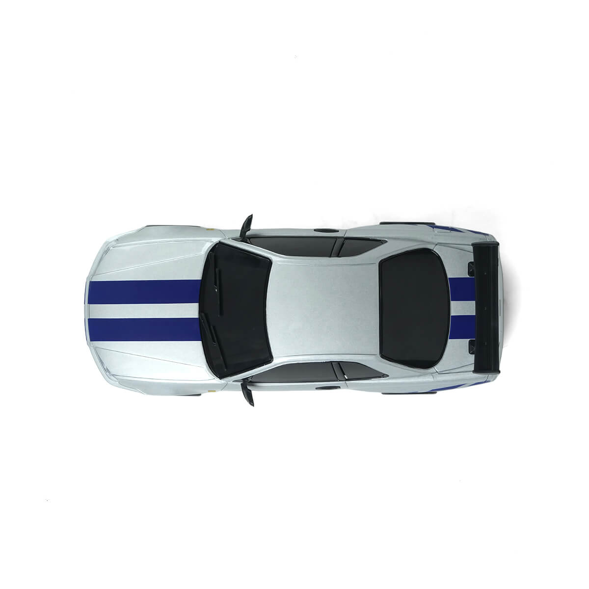 1/18 RC Drift Car RWD Gyro Stabilized Alloy Shell Angle View - Custom Drifting Tires -BRRRRT