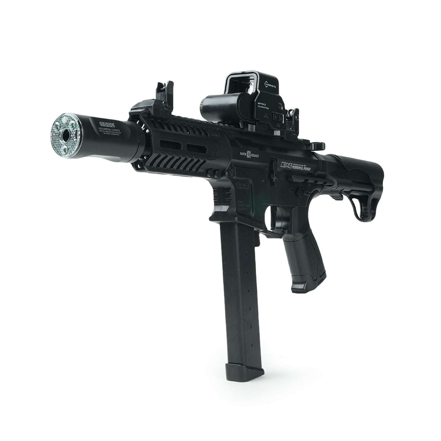 High-Speed APR9 Gel Ball Rifle Display – BRRRRT