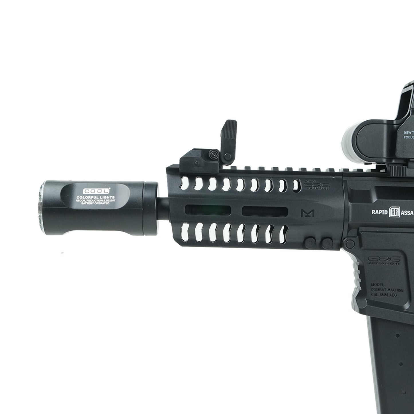 Close-up of APR9 Gel Blaster Muzzle – BRRRRT