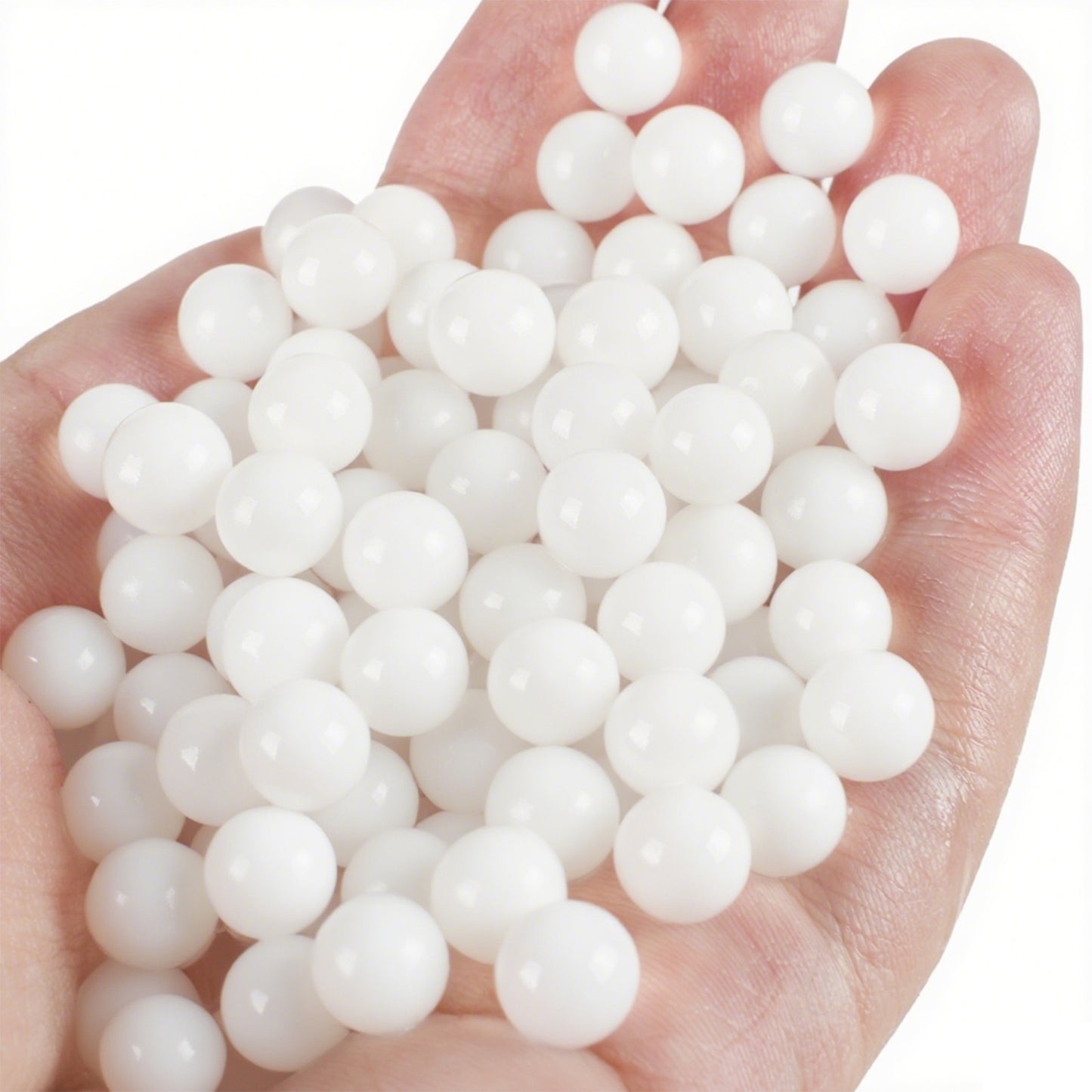 White Hardened Gel Balls