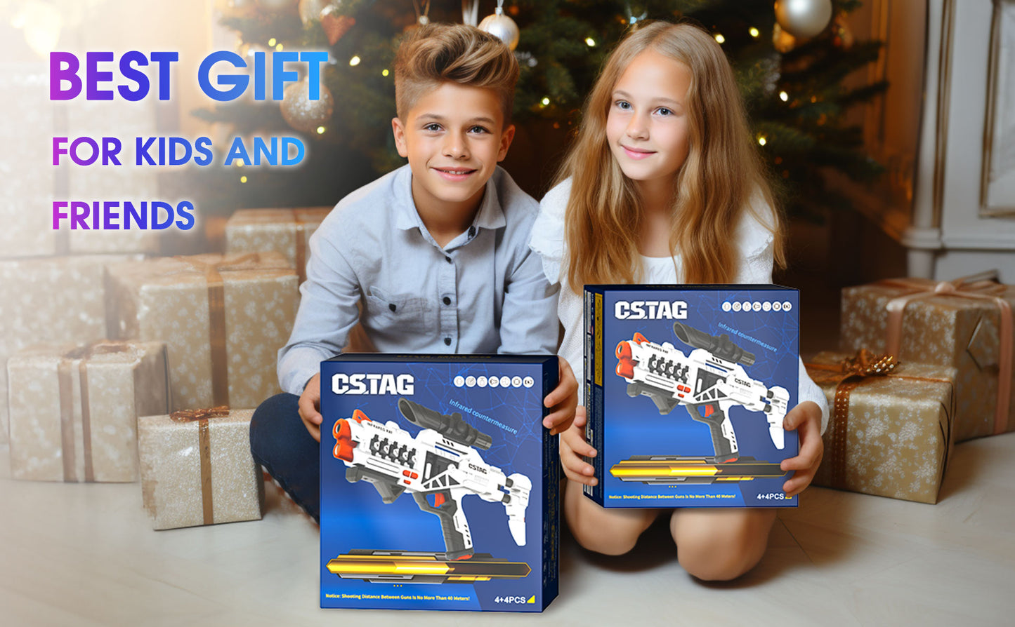 핫비 실내 레이저 태그 장난감 4세트