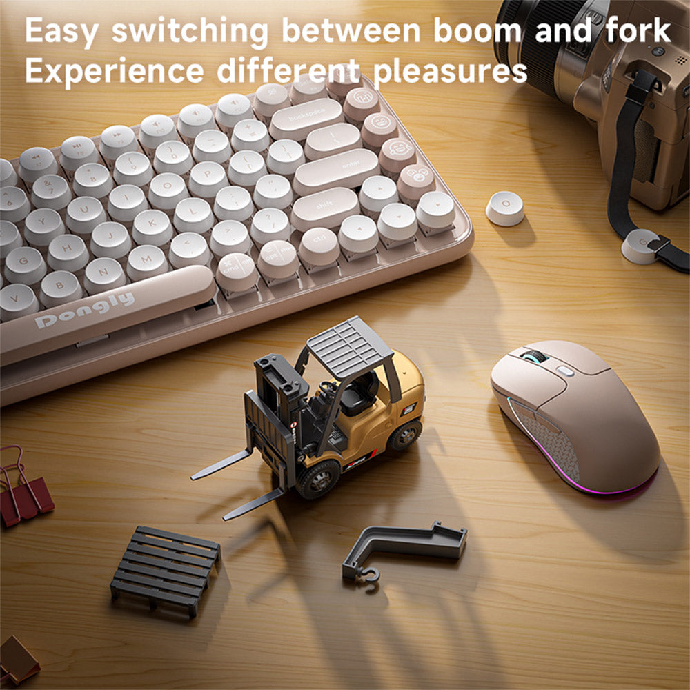 미니 데스크톱 원격 제어 포크리프트 자동차