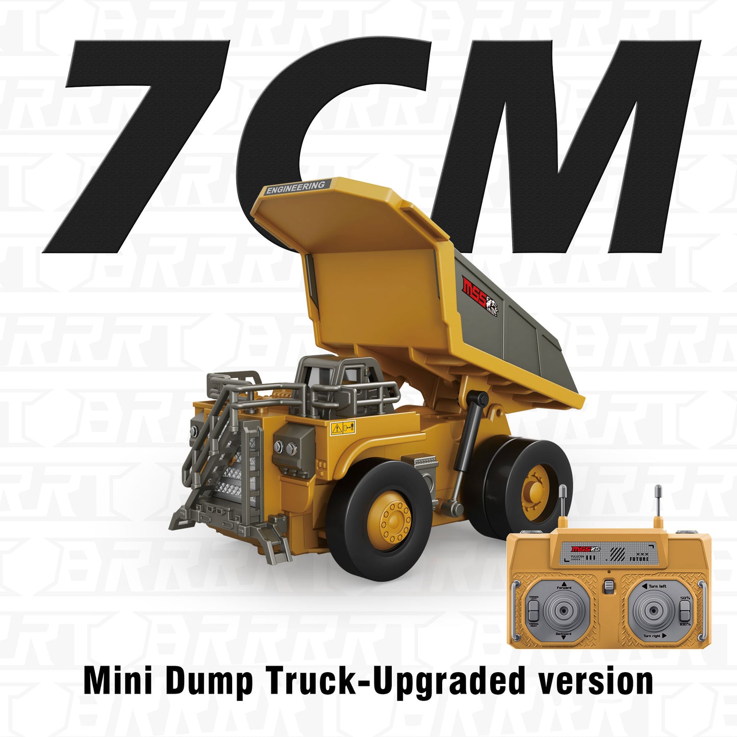 Remote-Controlled Mini Dump Truck with Charging Cable - Precision Functionality - BRRRRT