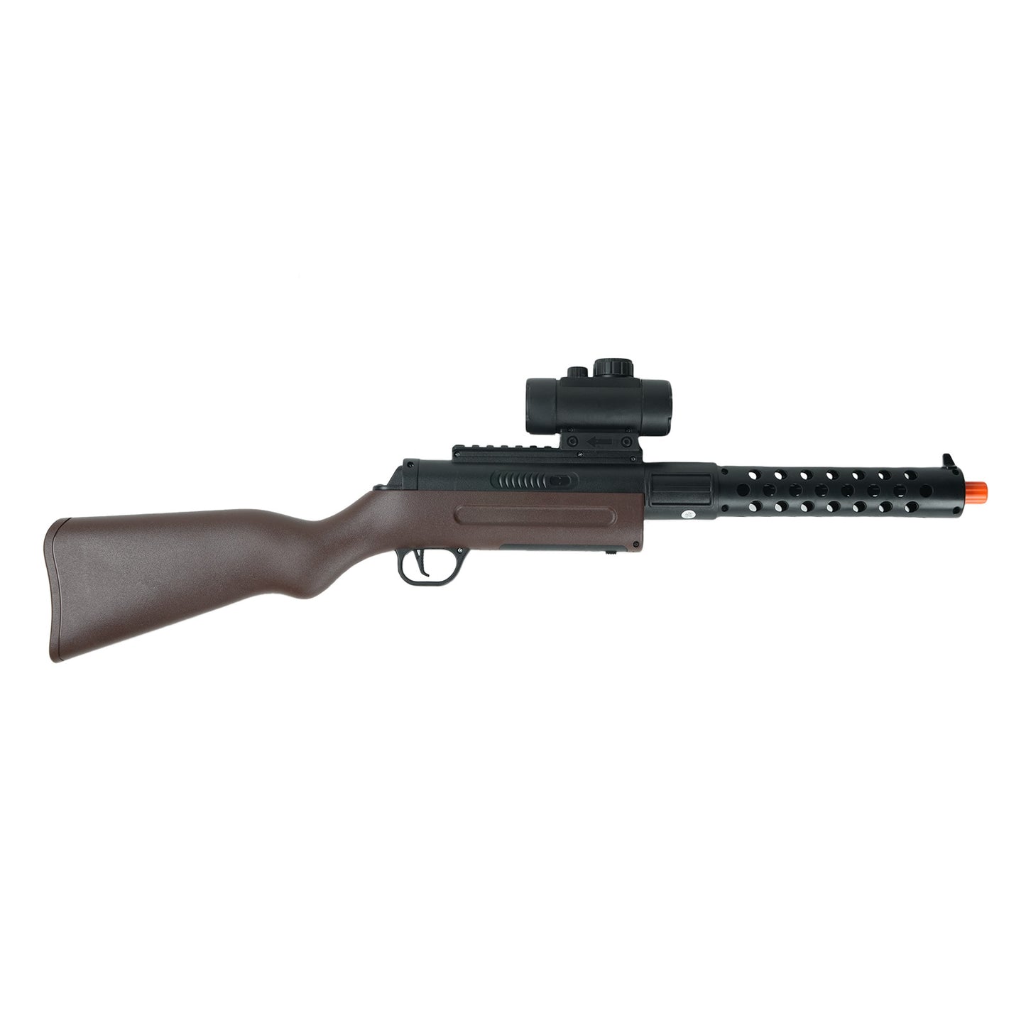 MP18 Gel Blaster Left Side Profile Vintage Rifle Design Overview - BRRRRT