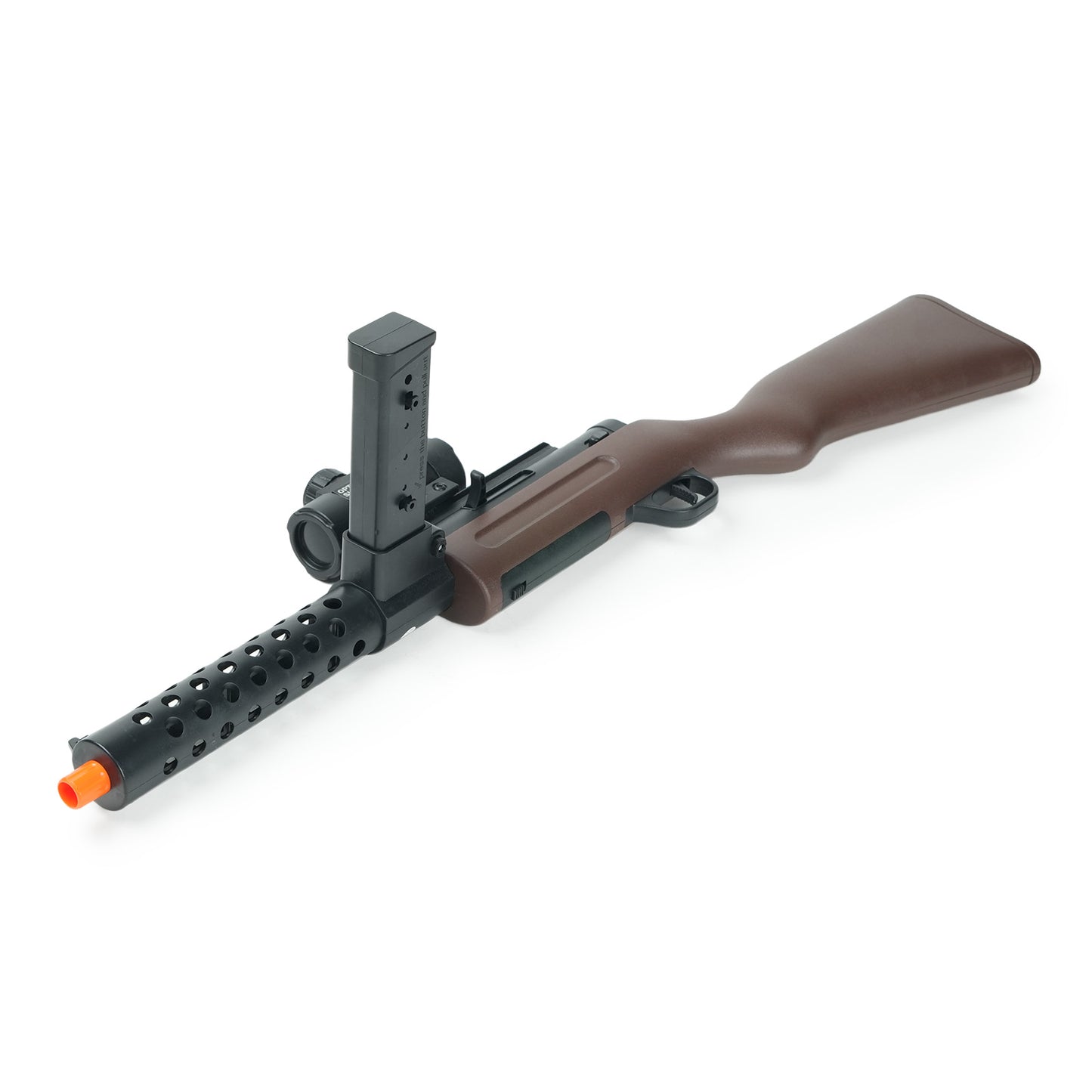 MP18 Gel Blaster Left Side Profile Vintage Rifle Design Overview - BRRRRT