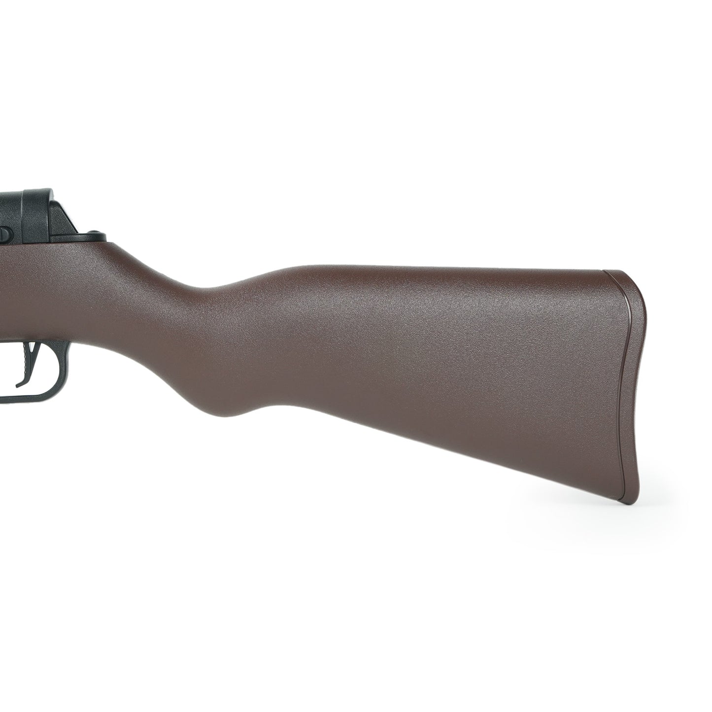 MP18 Gel Blaster Stock Side View Classic Wood Style Rear End - BRRRRT