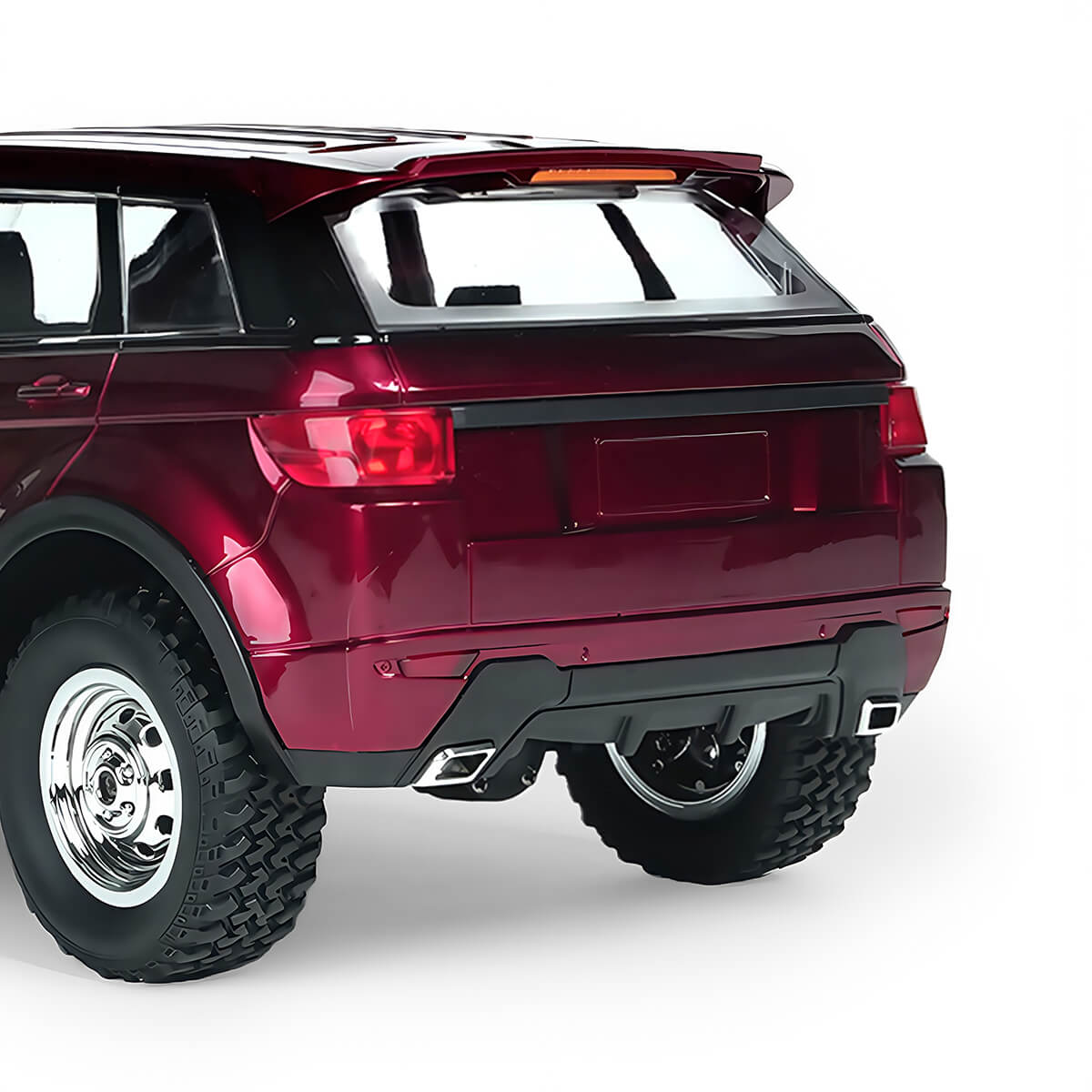 alt
RC Rock Crawler im Maßstab 1/14, 4WD Offroad-Auto, Rückansicht mit Chromrädern - BRRRRT