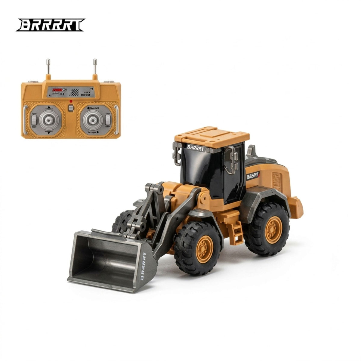 BRRRRT 1/64 Mini RC Wheel Loader