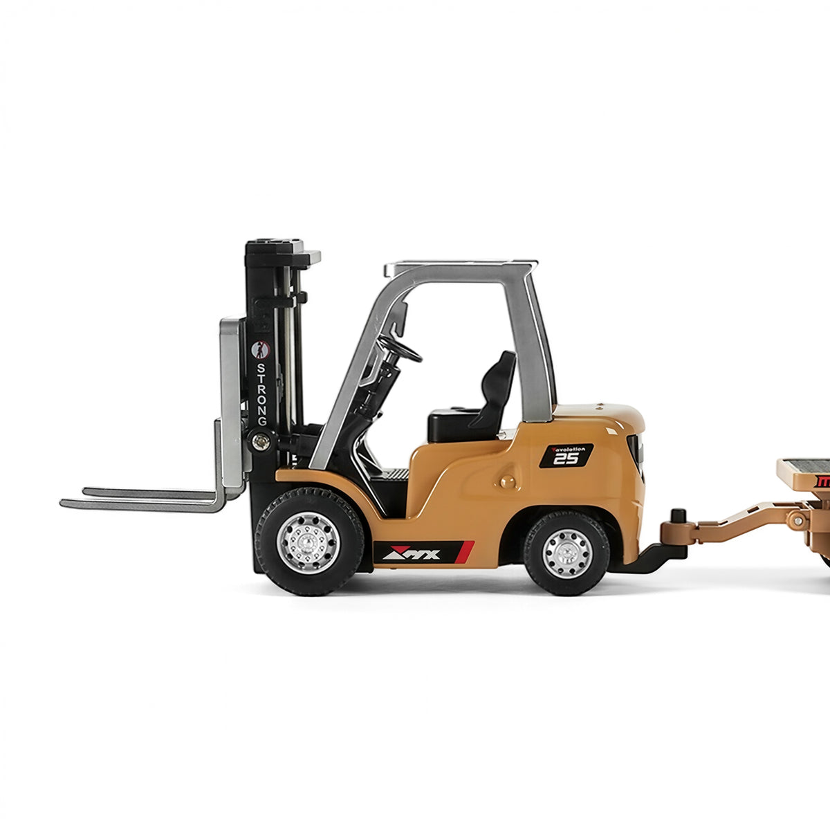 BRRRRT 1/64 RC Desktop Mini Forklift with Trailer