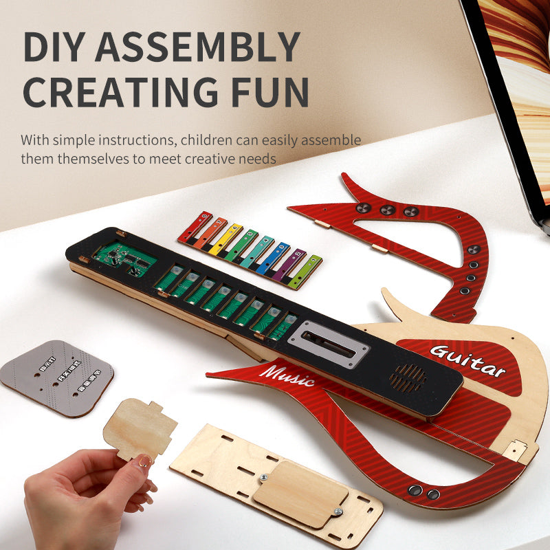 DIY Wooden Electric Guitar Toy - BRRRRT