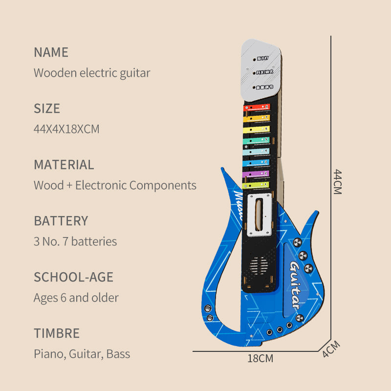 DIY Wooden Electric Guitar Toy - BRRRRT