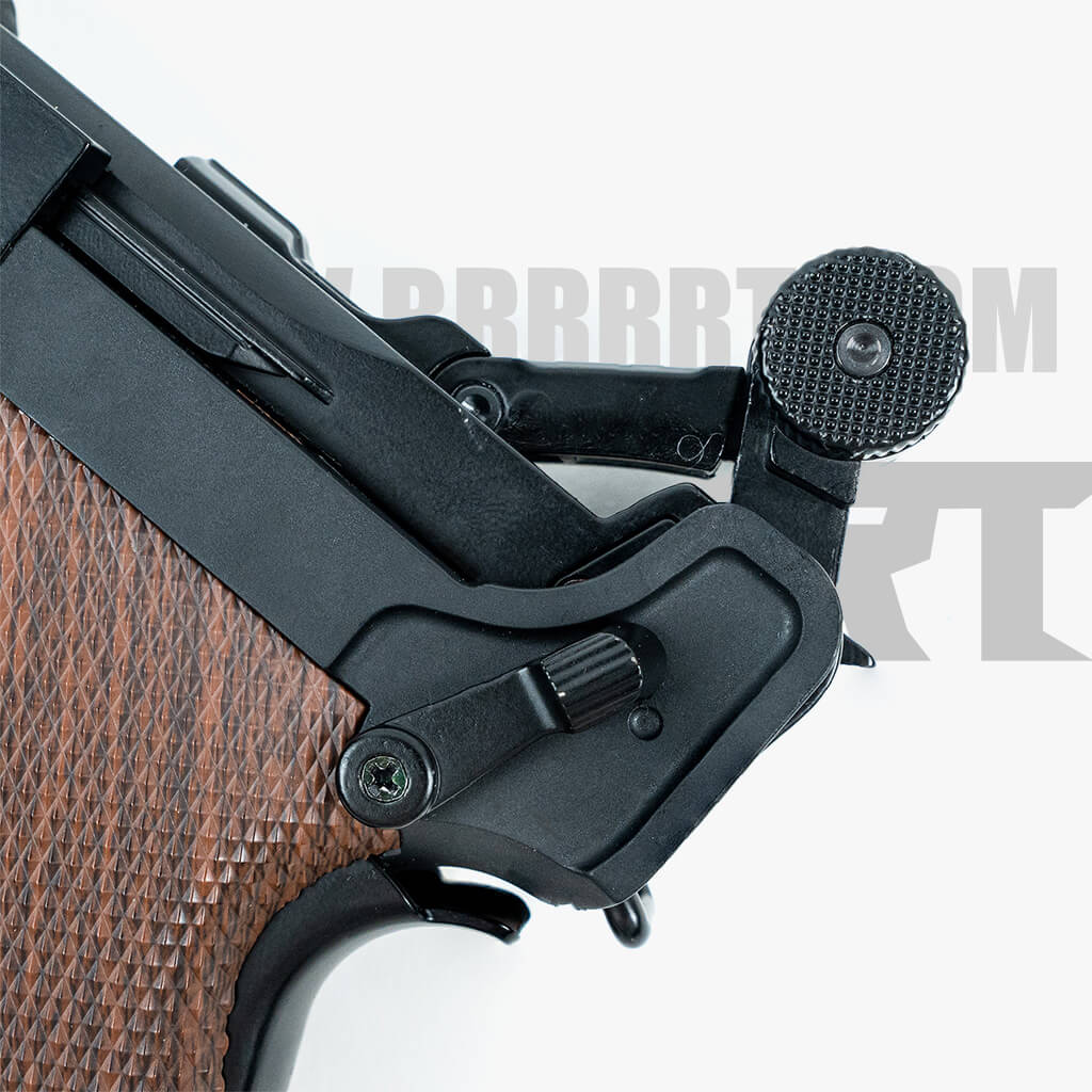 Luger P08 Shell Ejecting Laser Gun Toy