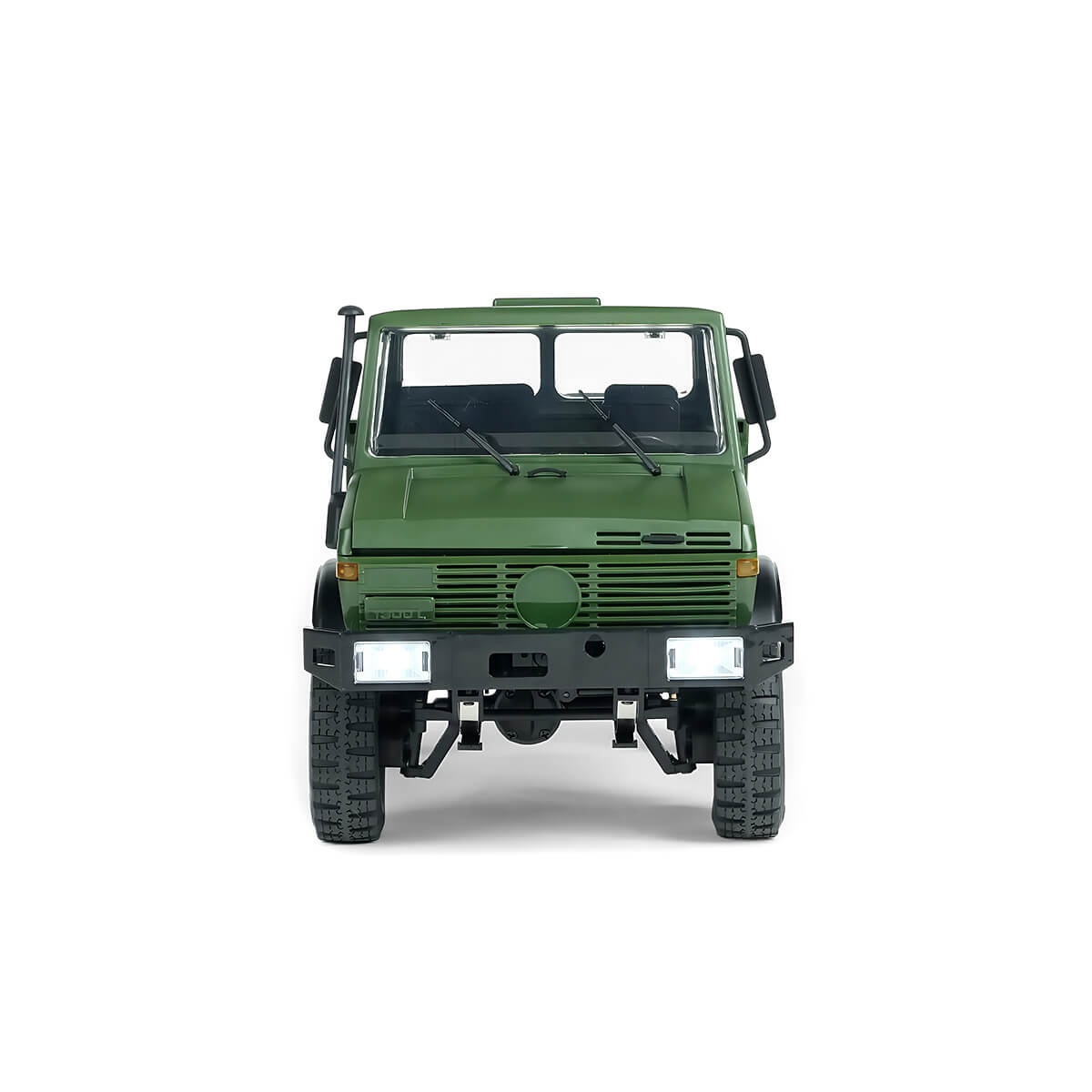 RC Rock Crawler 1/12 Scale Military Off-Road Truck Front View-BRRRRT