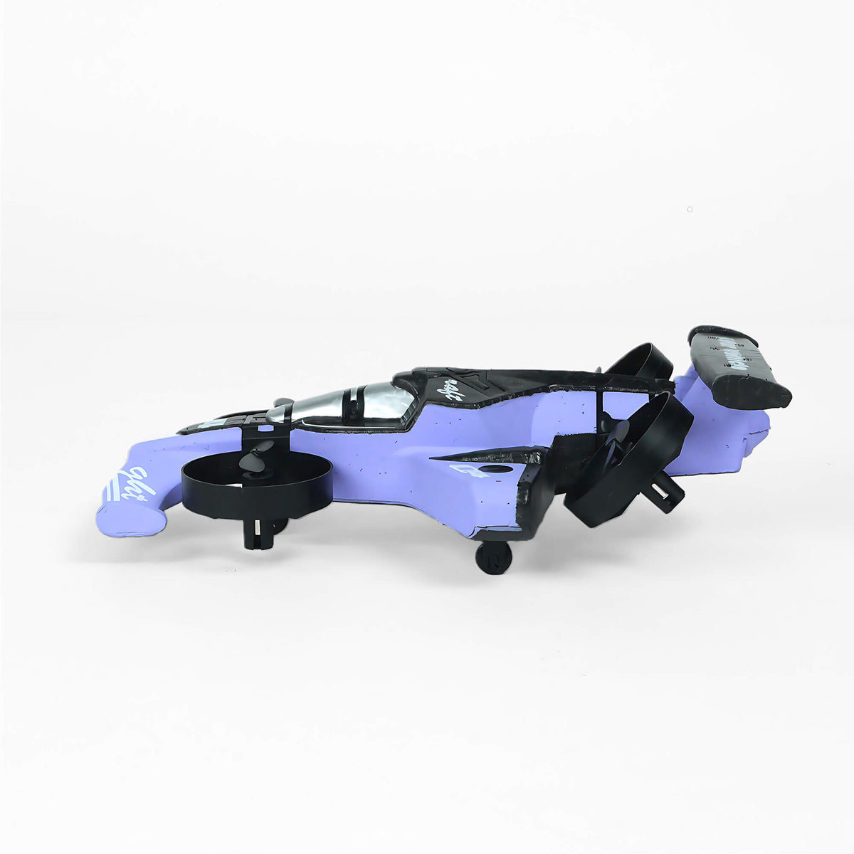 Ferngesteuertes 2-in-1-Flugauto und Driftauto, Seitenansicht – BRRRRT