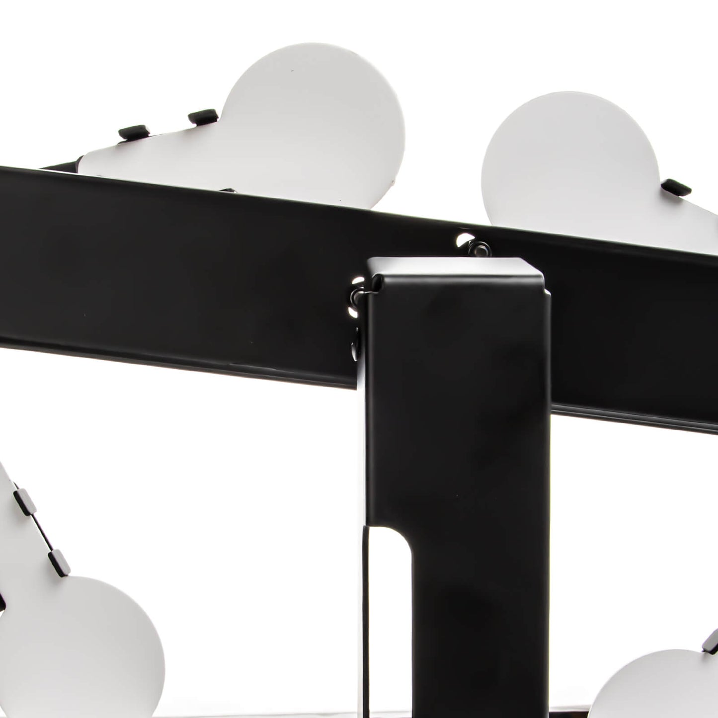 회전 금속 사격 표적 10개 강철판