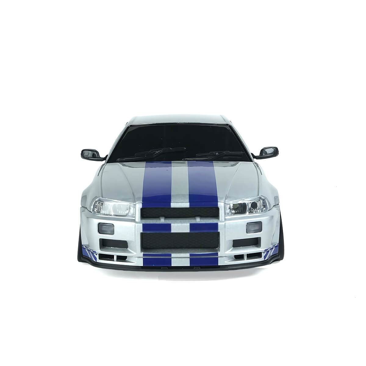 1/18 RC Drift Car RWD Gyro Stabilized Alloy Shell Front View - High-Speed Drifting -BRRRRT