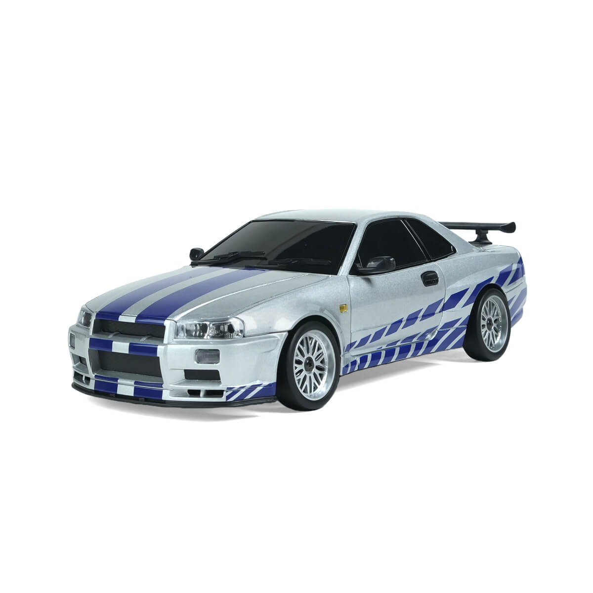 1/18 RC Drift Car RWD Gyro Stabilized Alloy Shell Front View - High-Speed Drifting -BRRRRT