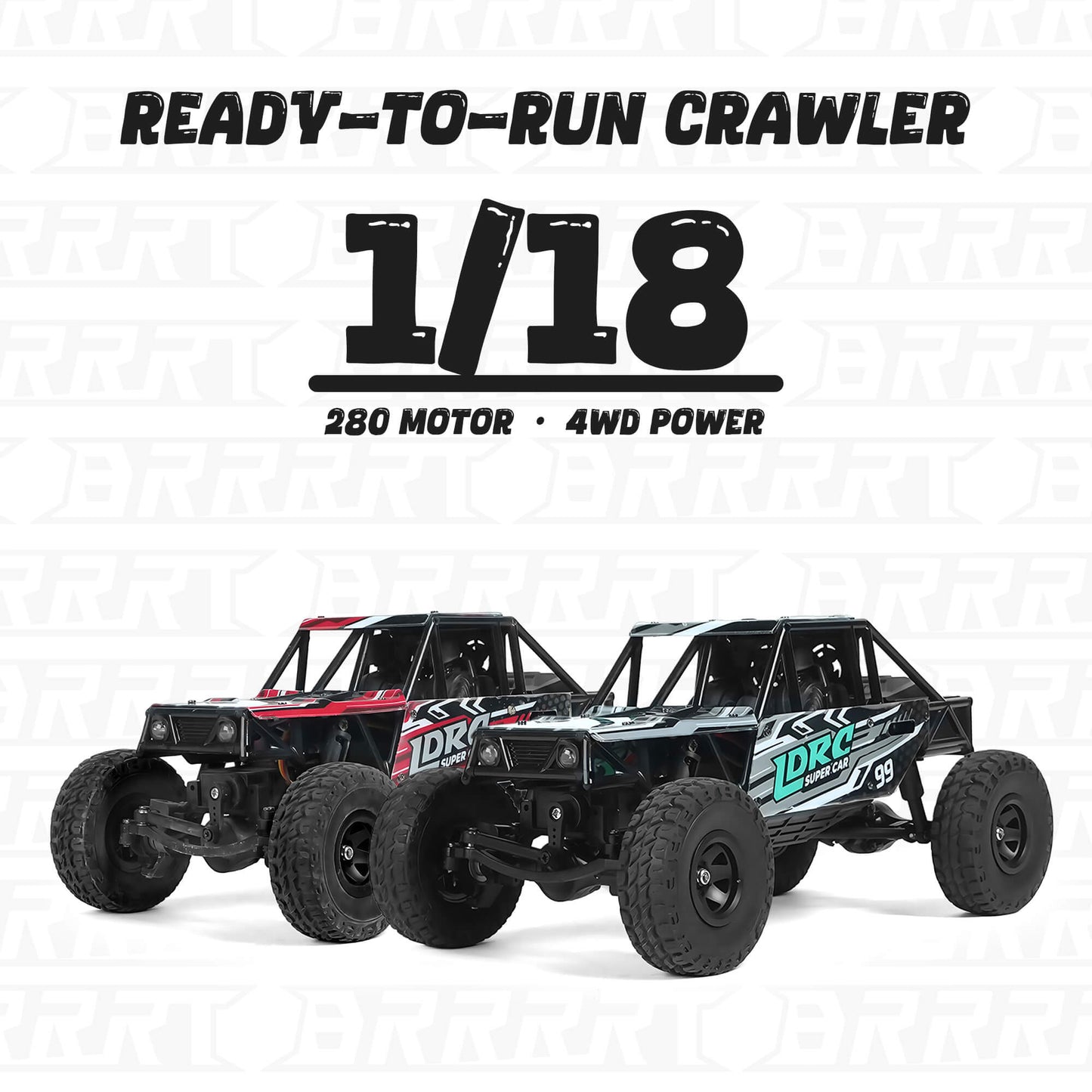 1/18 Scale RTR 4WD RC Rock Crawler 