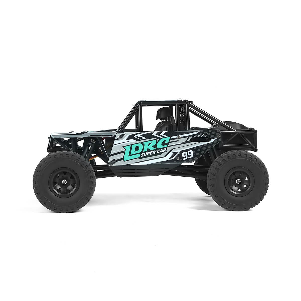 1/18 RTR RC rock crawler with 2.4GHz remote control and battery package