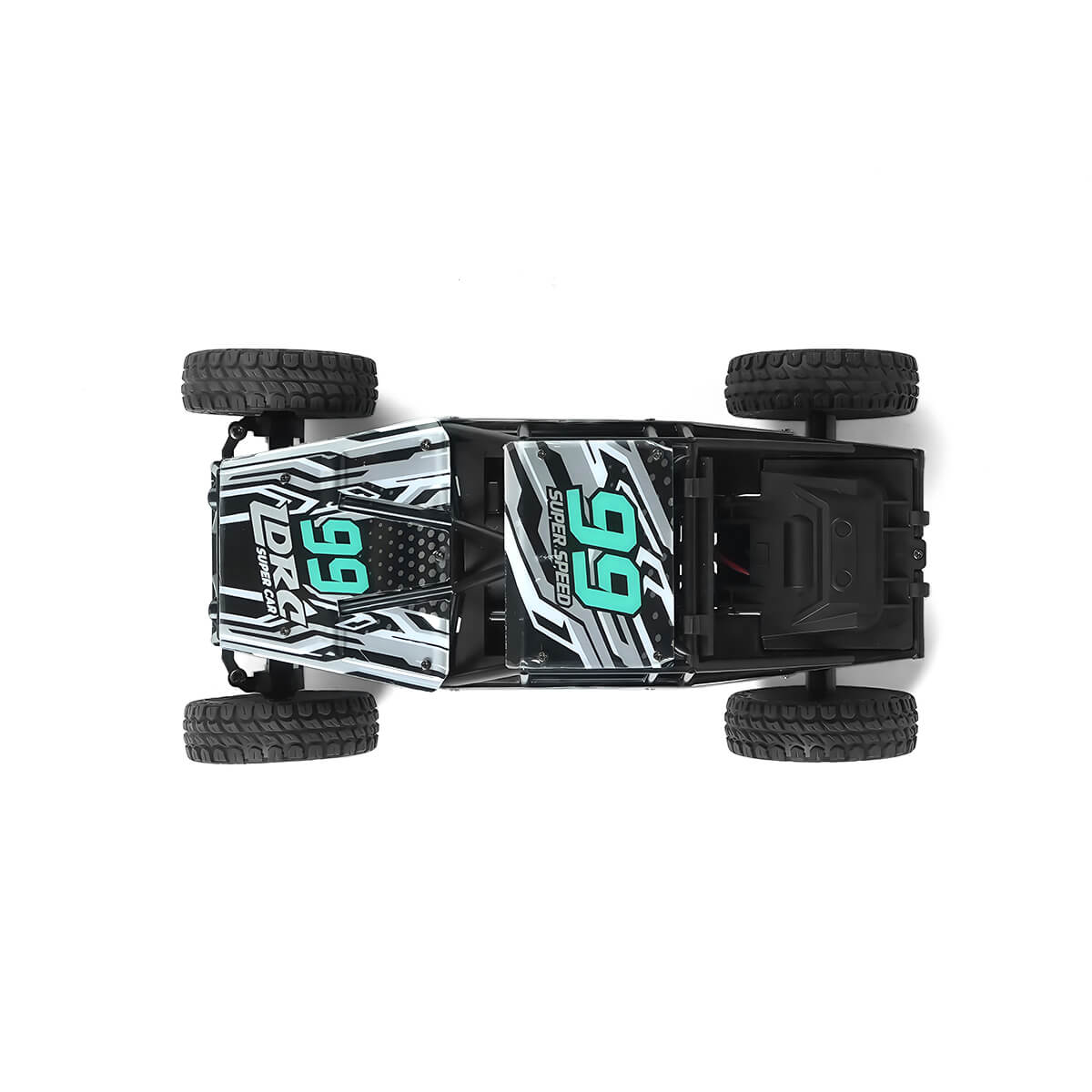 1/18 RTR RC rock crawler with 2.4GHz remote control and battery package