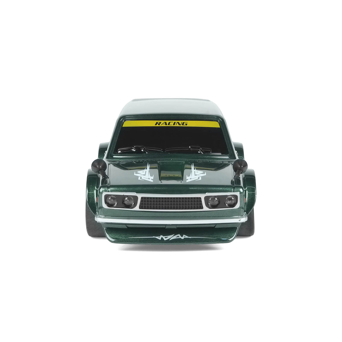 1/24 RC drift car 4WD front view highlighting detailed design on white background – BRRRRT