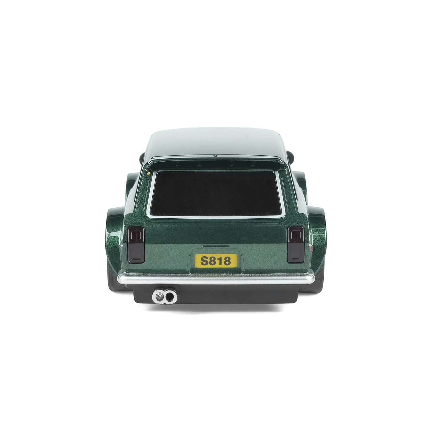 1/24 RC drift car 4WD rear view showing body design and structure on white background – BRRRRT