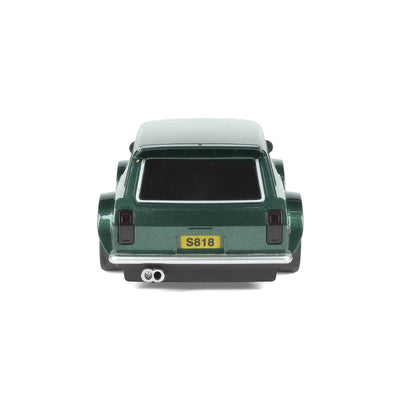 1/24 RC drift car 4WD rear view showing body design and structure on white background – BRRRRT