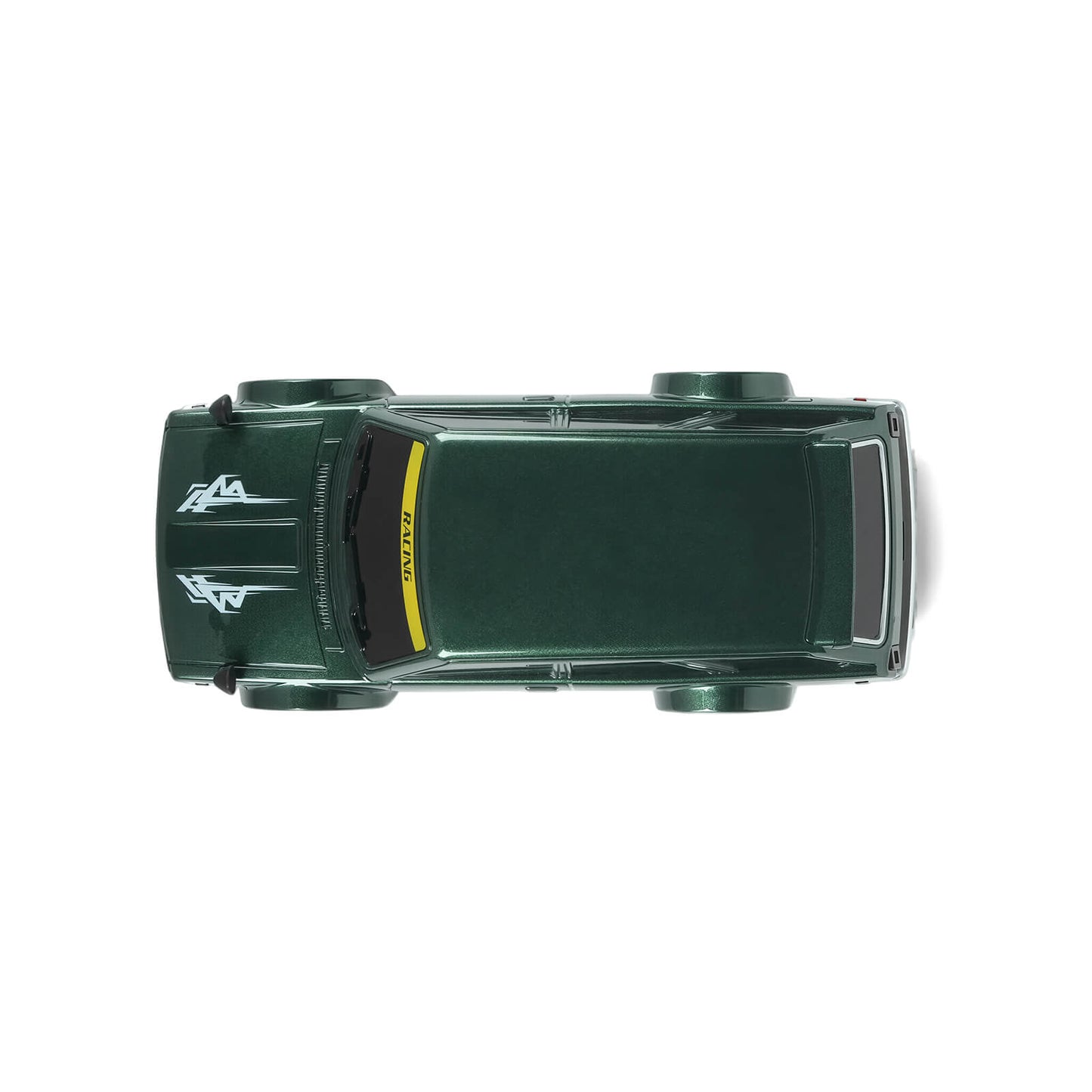 1/24 RC drift car 4WD top view displaying full layout and proportions on white background – BRRRRT