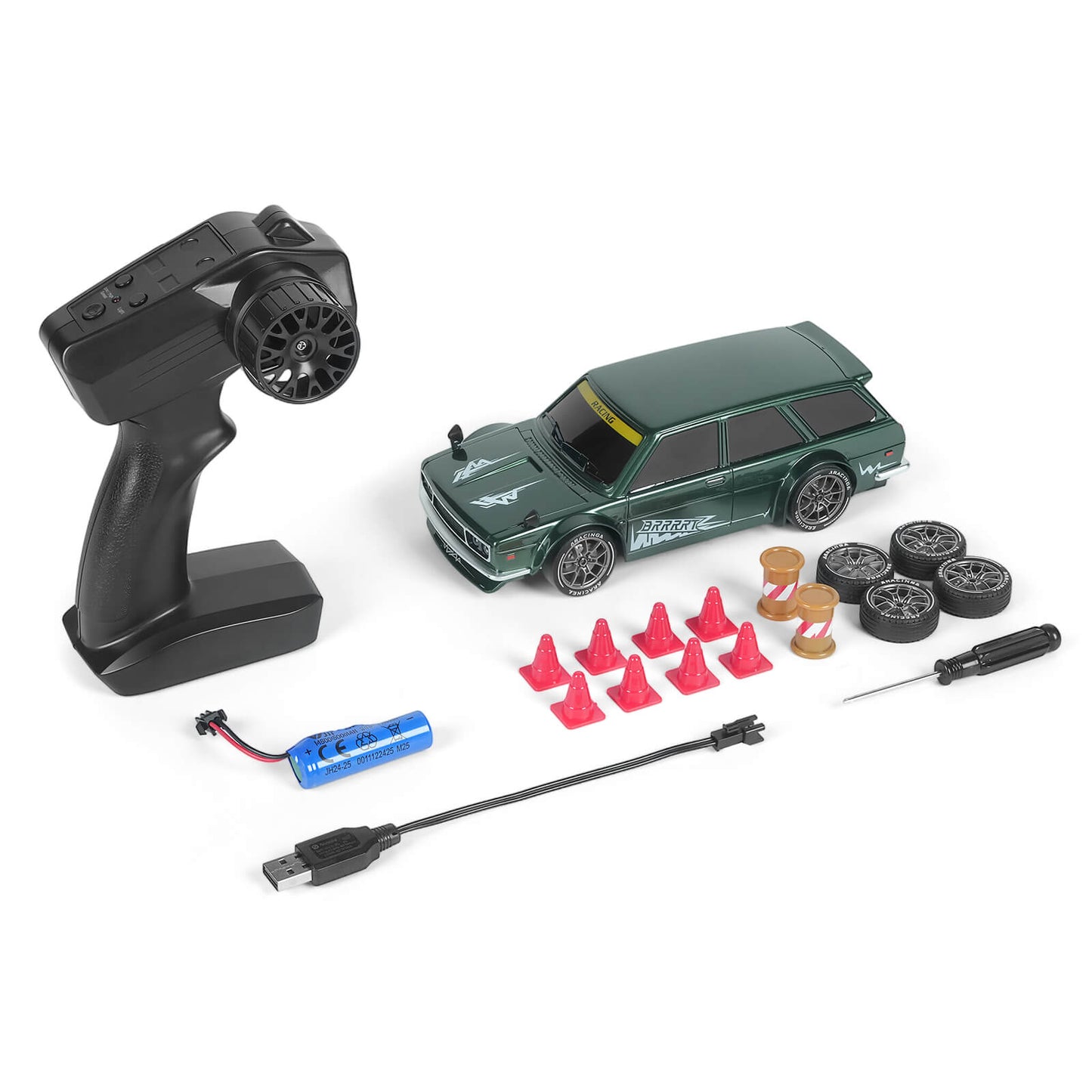 BRRRRT 1/24 스케일 4WD RC 드리프트 카