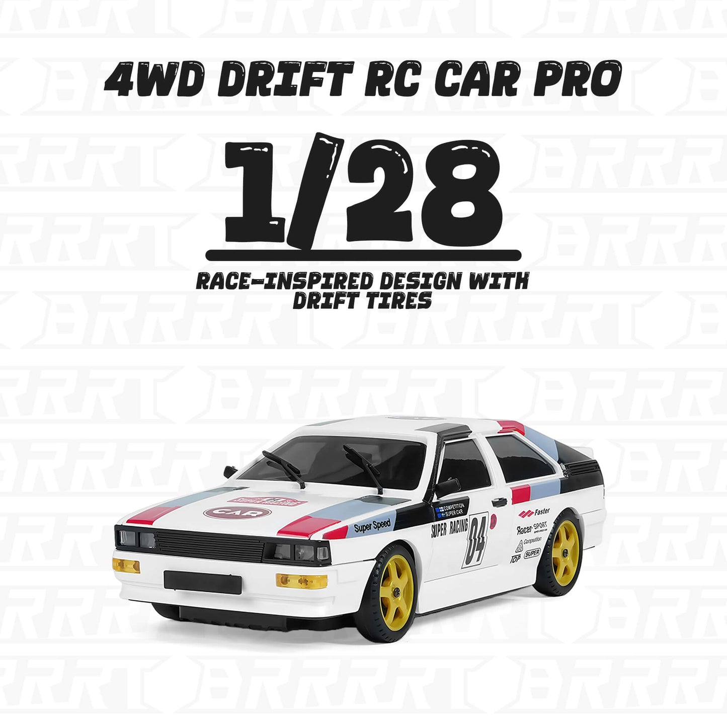 1/28 4WD Drift RC Car Pro - Race-Inspired Design