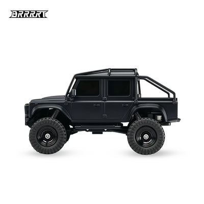 Licensed 1:43 Land Rover 110 Full-Proportional RC Crawler Car RTR black left