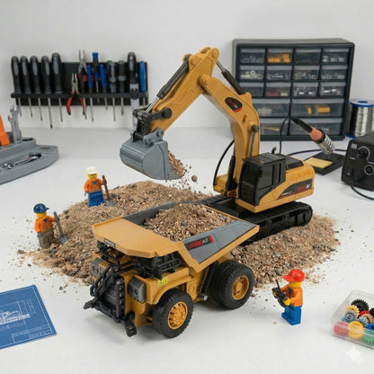 BRRRRT 1/64 Remote Control Mini Excavator