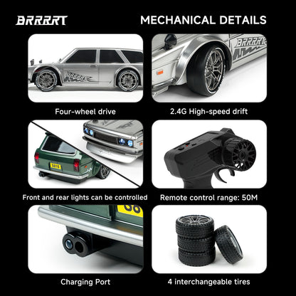BRRRRT 1/24 Scale 4WD RC Drift Car