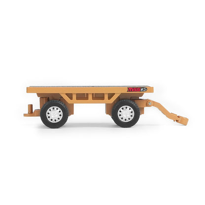4-Wheel Cargo Flatbed Trailer For Mini RC Forklift