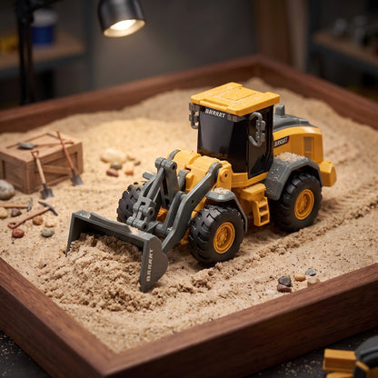 BRRRRT RC Mini Bulldozer 8 CH Full Proportion Scenario