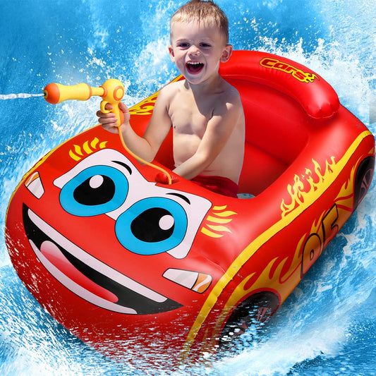 Car Pool Float Kids with Water Gun