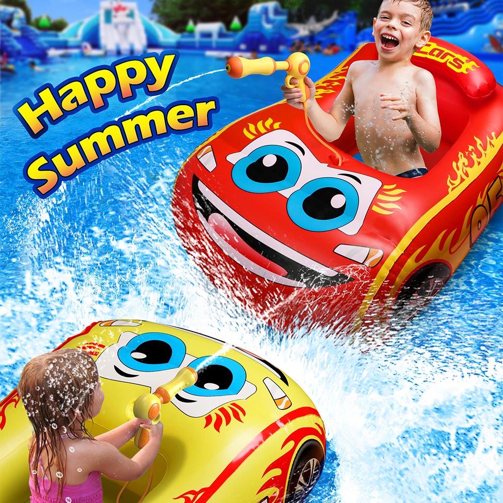 Car Pool Float Kids with Water Gun