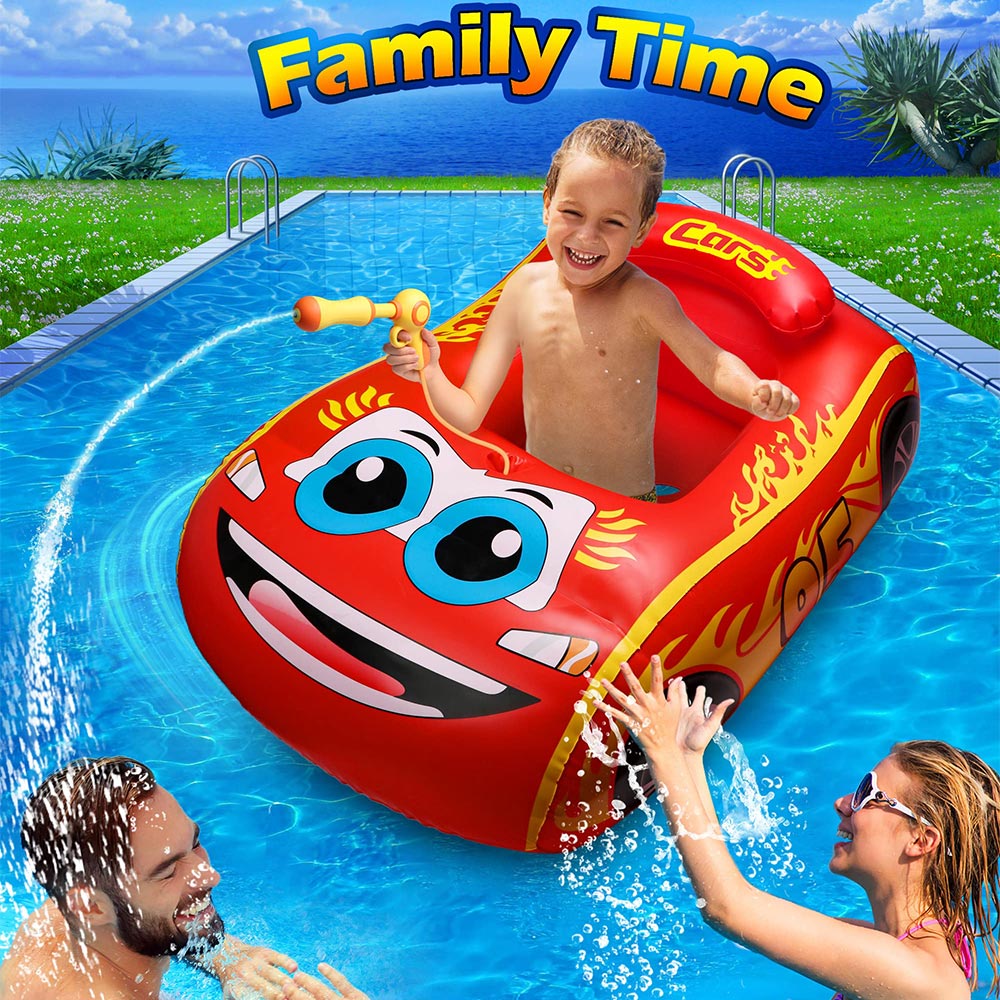 Car Pool Float Kids with Water Gun