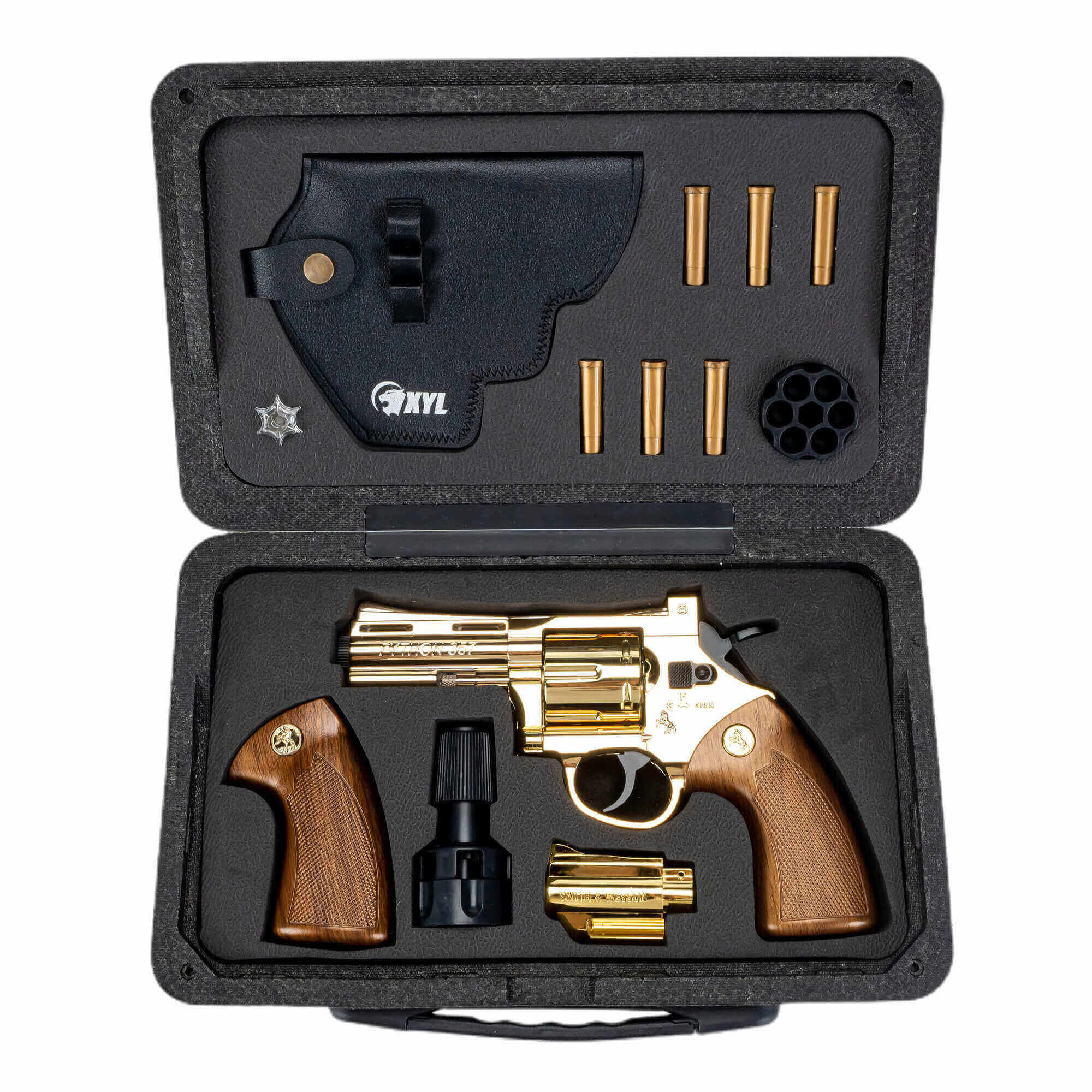 Python 357 Revolver Dart Blaster Golden Limited Edition – BRRRRT