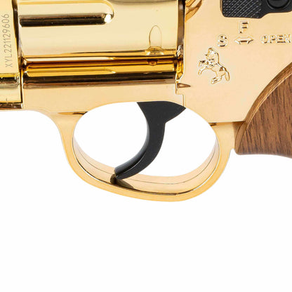 Revólver Python 357 Dart Blaster dorado de edición limitada