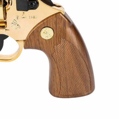 Revólver Python 357 Dart Blaster dorado de edición limitada