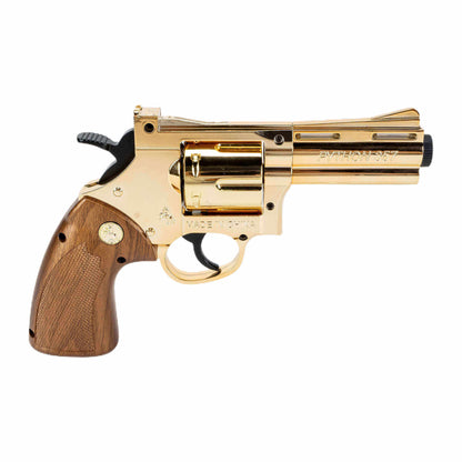 Revólver Python 357 Dart Blaster dorado de edición limitada