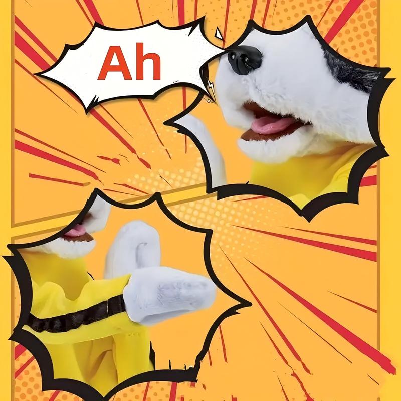 BRRRRT Kung Fu Husky Boxing Hand Puppet with Sounds and Action