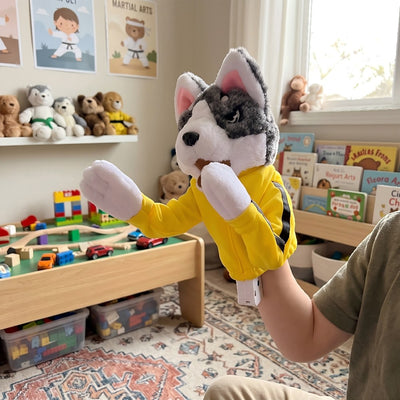Kung Fu Husky Boxing Puppet Scenario