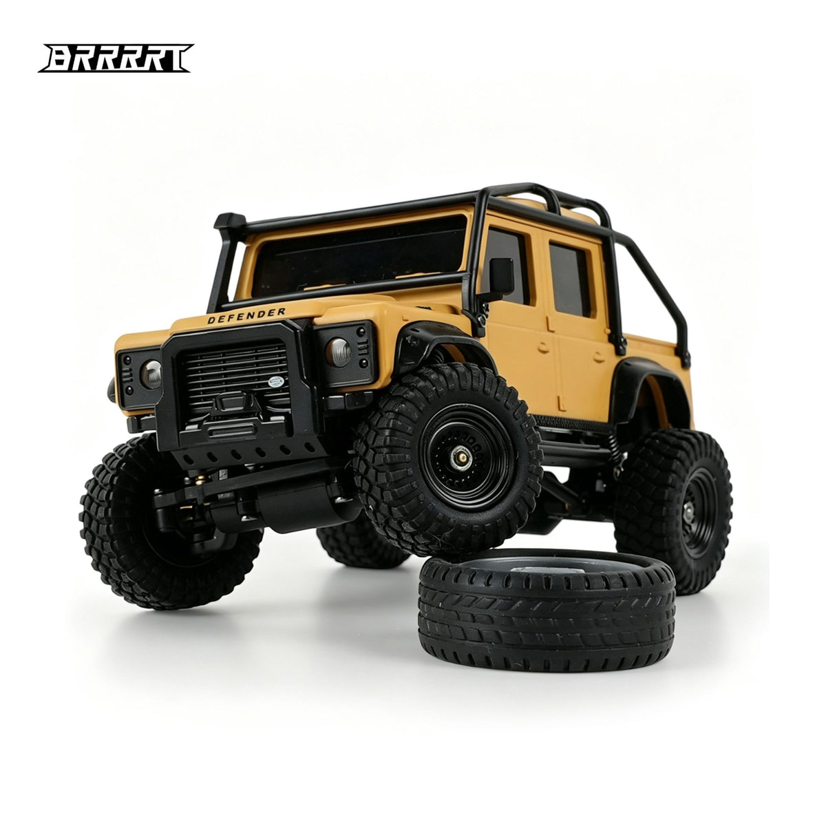 Licensed 1:43 Land Rover Defender 110 RC Crawler