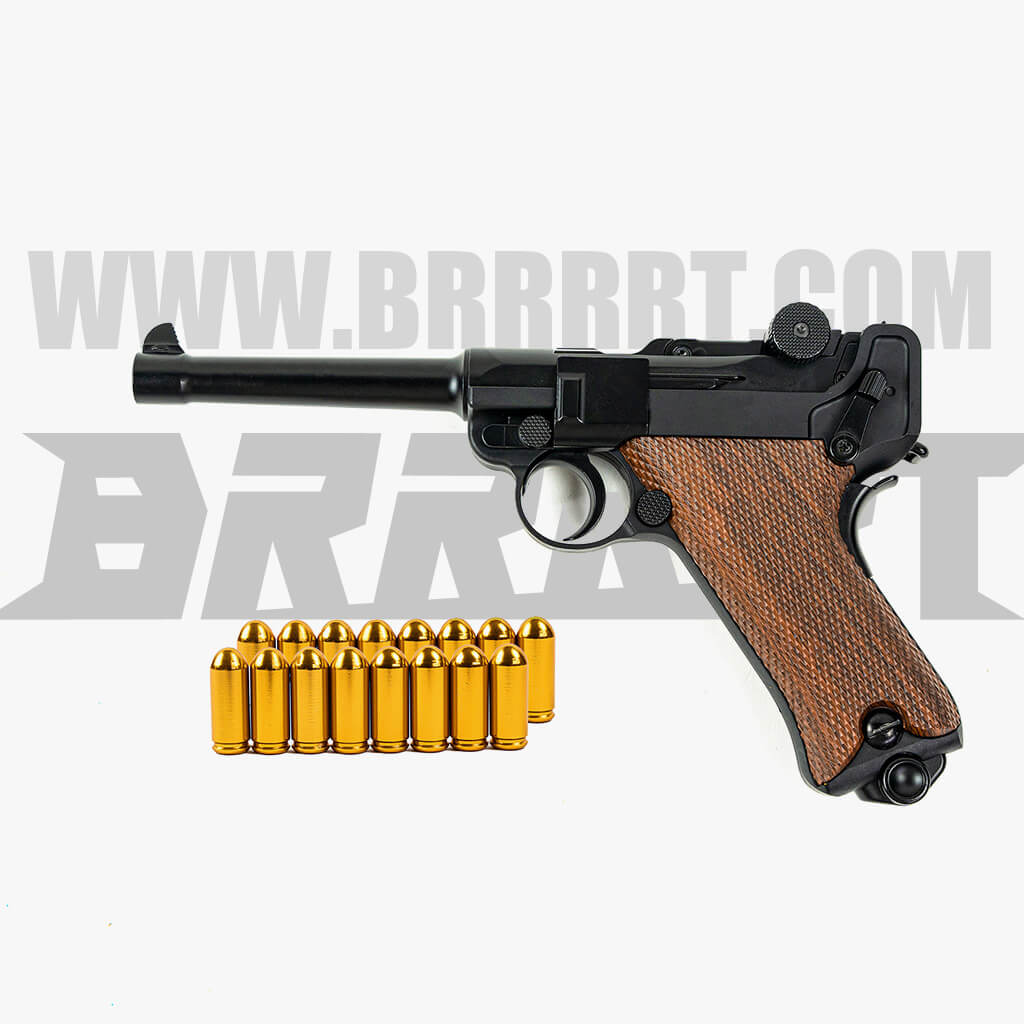 Luger P08 Shell Ejecting Laser Gun Toy – BRRRRT