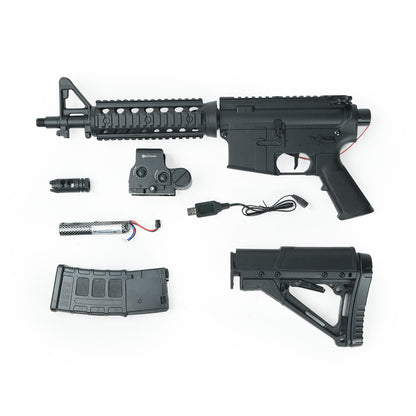 M4A1 Gel Blaster Components – Rifle, magazine, sight, and battery  -BRRRRT