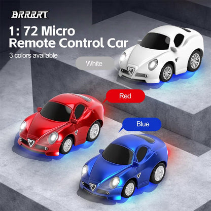 Mini 1/72 Racing RC Car with Gyro Control & LED Lights color