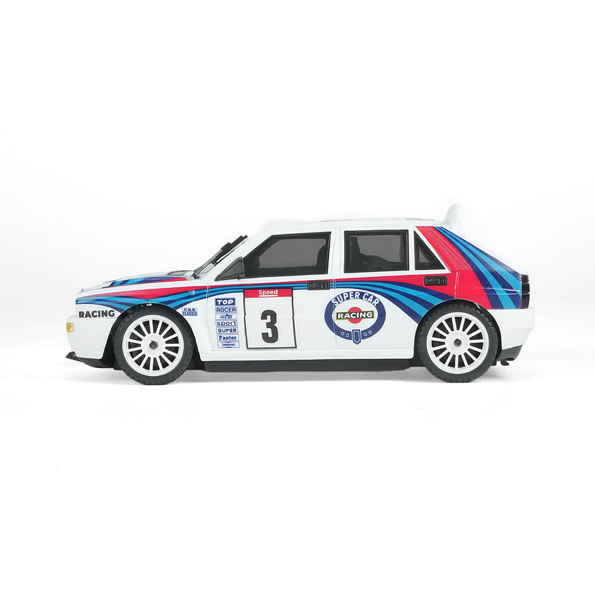 Mini-RC-Drift-Auto 1/28 4WD mit Gyro-Stabilisierung, Profilansicht - BRRRRT