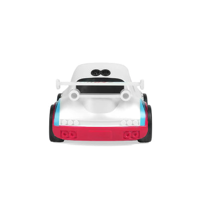 Mini RC Drift Car Smart Racing Toy  White View Back- BRRRRT